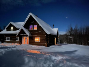 Chalet en bois rond des Perséides
